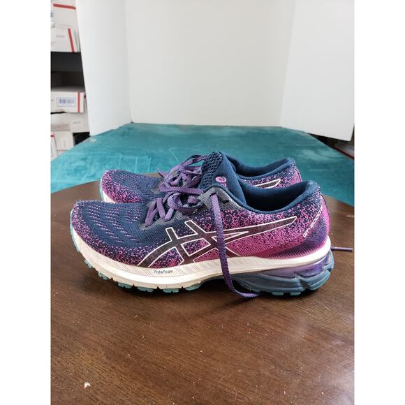 Asics GT 2000 9 Shoes Size 7.5 Womens Blue Pink Running Gym Sneakers 1012A867 - Picture 7 of 13
